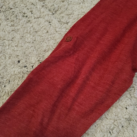 🆕️2 for 20🆕️Expess Mens Lightweight Cotton Henley Fitted Shirt Roll Up Sleeves - Picture 7 of 10